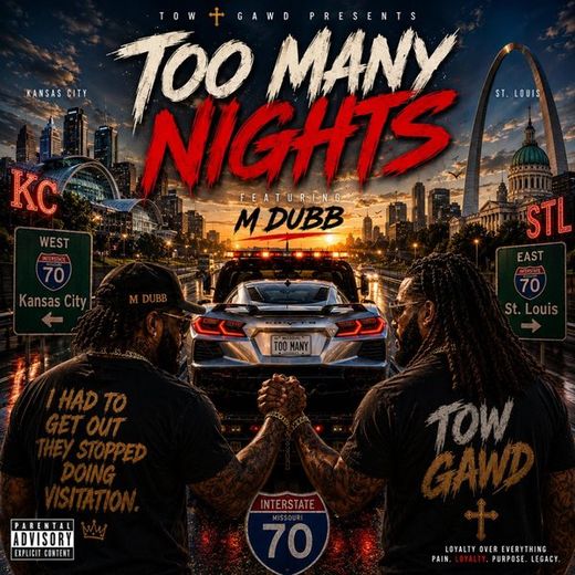 Alternate artwork for Too Many Nights